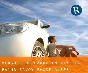 aluguel de carro em Aix-les-Bains (Savoy, Rhône-Alpes)