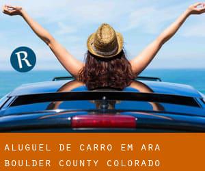 aluguel de carro em Ara (Boulder County, Colorado)