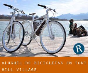 Aluguel de Bicicletas em Font Hill Village